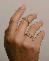 Tokyo Ring - White Diamonds